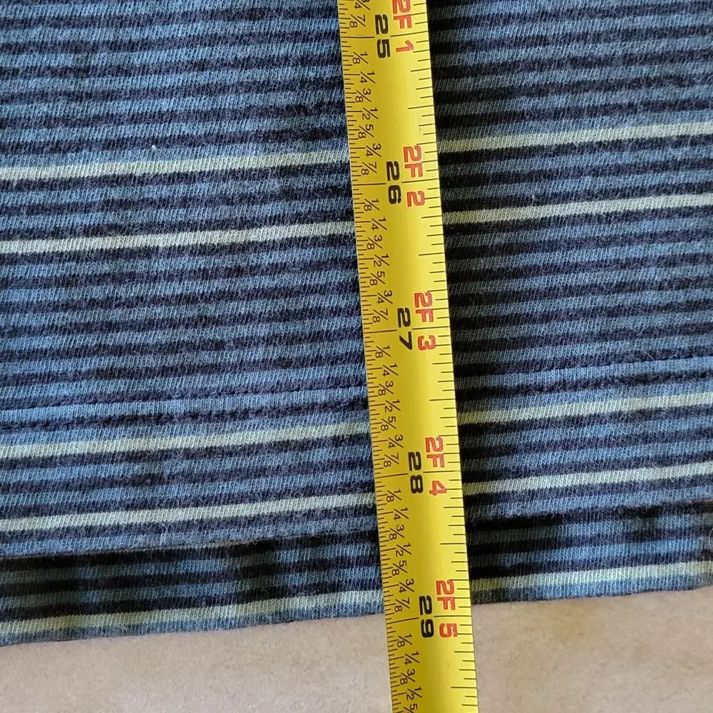 Billy Reid Polo 100% Cotton Stripes Mens XL Golf Preppy Business Casual Coastal